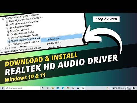 How to Download & Install Realtek HD Audio Driver on Windows 10/11