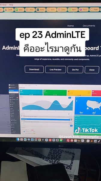AdminLTE คืออะไร? การใช้เทมเพลตสำหรับระบบหลังบ้าน