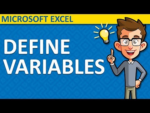 How to Define Variables in Excel