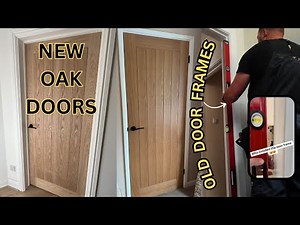 How to Install Interior Doors - Step by Step | How To Hang A Door Into Old Door Frames | Jigtech Pro