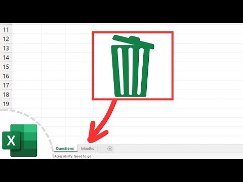 How to Delete Sheet in Excel
