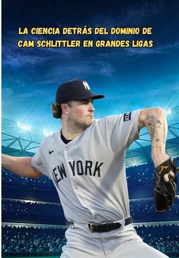 La CIENCIA detrás del dominio de Cam Schlittler en Grandes Ligas Cam Schlittler se está convirtiendo en la peor pesadilla de la MLB. Mientras toda la liga entrena para levantar la bola, el lanzador derecho de los New York Yankees diseñó una trampa perfecta: tirar fuego puro a 97 MPH exactamente en el techo de la zona. #beisbol #baseball #grandesligas #mlb #béisbol