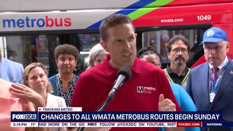 WMATA Metrobus route changes will begin Sunday