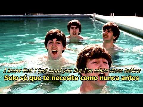 Help ! - The Beatles (LYRICS/LETRA) [Original]
