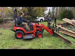 Grab Hold with the KBX Talon - Revolutionary Grapple Attachment for Kubota BX Series
