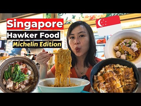 9 MUST TRY SINGAPOREAN STREET FOOD | MICHELIN BIB GOURMAND 2022 | HAWKER Center Tour