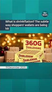 What is shrinkflation? The subtle way shoppers' wallets are being hit | ITV News