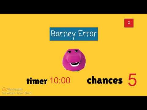 Barney Error Before The Finale (GoAnimate Version) fixed