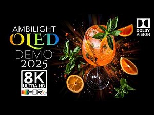 Ambilight 8K OLED Demo 2026 | Dolby Vision™ HDR10+ 120fps | TV Calibration & Deep Black OLED Test