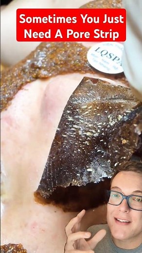 Viral PORE STRIP REMOVAL - You Will Love This Blackhead Removal #shorts
