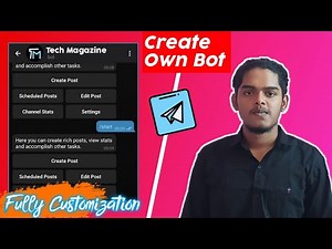 How to Create Own Telegram Bot | Step by Step Tutorial Tamil/TechMagazine