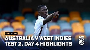 AUS v WI: Test 2, Day 4 highlights