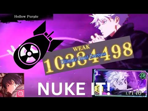**"Hollow Purple" Gojo Gameplay!** Jujutsu Kaisen Phantom Parade