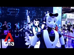 Humanoid robots thrive in China's service industry