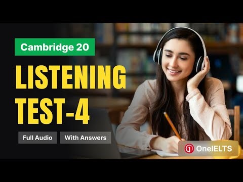 CAMBRIDGE 20 LISTENING TEST 4 WITH ANSWERS || COMPUTER BASED LISTENING TESTS 2026 || CD IELTS