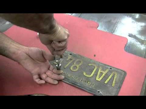 License Plate Restoration by Scared Shiftless