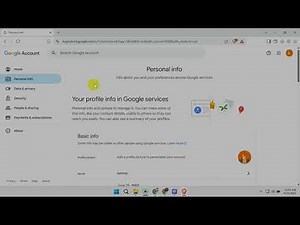 How To Update Gmail Account Info