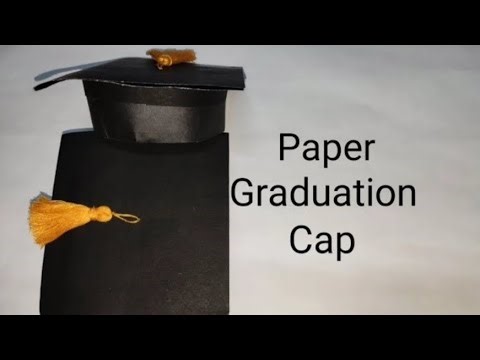 Make Your Own Paper Graduation Cap 🎓 |Handmade Gift for Graduates. 