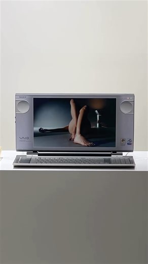 @sameold on Instagram: "Produced in 2002 this Sony VAIO PCV-W10 was Sony’s first all-in-one desktop, featuring a sleek fold-down keyboard that blended futuristic design with early-2000s performance. On view at “Form & Function” by Vince Aung until October 10th. 821 Traction Ave, Los Angeles @signalshops @basic.space @vinceaung"