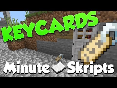 Minute Skripts: Keycards! | Minecraft Skript Tutorial | Minehut (September 2020)