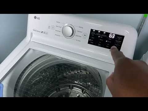LG WT7100CW Washer Review & Operation