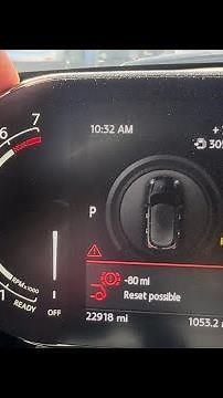 Mini Cooper service reset (2021). Oil, brakes etc.