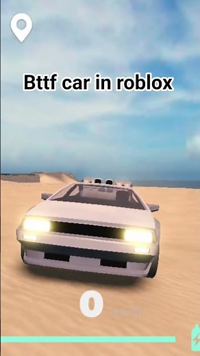 delorean time machine in roblox