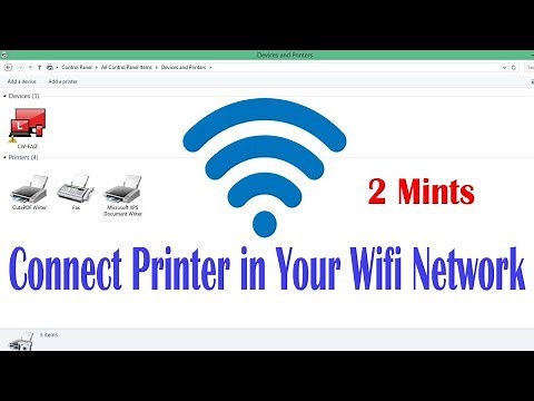 How to Connect Printer in WiFi Network |WiFi Configuration Printer Setup in PC