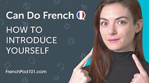 CAN DO #1: Could you introduce yourself in #French like a local? 🤝 P.S. Learn French like a Pro with FrenchPod101: https://www.frenchpod101.com/?src=facebook_can-do-1_fb_video_121220 | Learn French - FrenchPod101.com