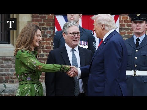 Keir Starmer Welcomes Trump To Chequers