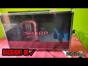 How to fix LED tv stuck On Logo Then Blank | Sharp LC32