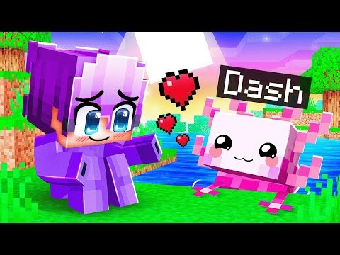 Playing As A BABY AXOLOTL In Minecraft!