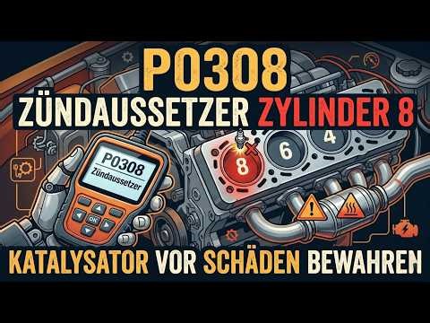 P0308 Obd2 Fehlercode Bedeutung - Zündaussetzer an Zylinder 8 erkennen und beheben