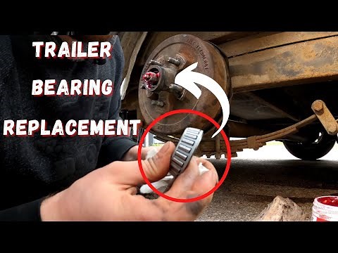 How To Replace Trailer Wheel Bearing (START to FINISH) | How To Set and Repack Wheel Bearings