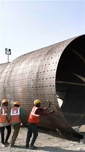 Megha Engineering and Infrastructures Ltd on Instagram: "Guniting is the process of using a spray gun to apply cement lining to the outside of the pipes. This process is mainly used to prevent corrosion and leaks. This video was shot at Phase 2 of the Kalisindh Lift Irrigation Project where you can see our workforce applying cement lining to the pipes. #Kalisindh #LiftIrrigation #Guniting #ConcreteFinishing #GunitingProcess #Pipes #manufacturing #madhyapradesh #meghaengineering"