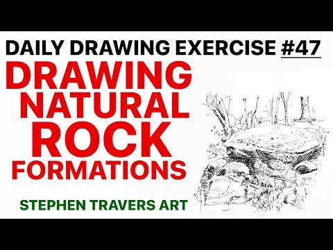 How to Draw Natural Rock Formations
