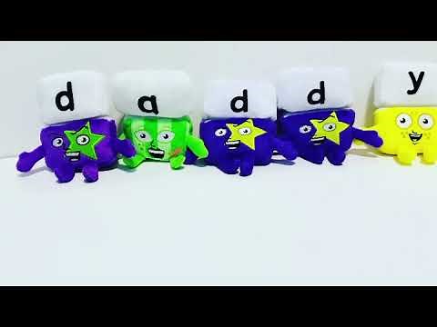 Alphablocks plush spelling bee ( daddy)學習英語拼音