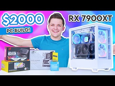 Best $2000 Gaming PC Build 2023! 🔥 [Full Build Guide w/ Benchmarks | RX 7900XT!]