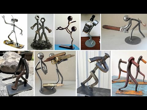 Scrap Metal Human Art / Easy Projects For Beginners