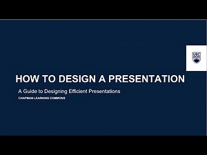 How To Design A Presentation