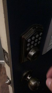 TRU-Bolt keypad lock is automatically unlocking itself.