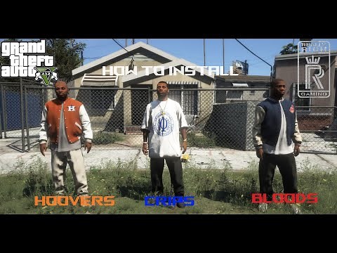 GTA 5 MODS Tutorial- How to Install/Replace Different Gangs