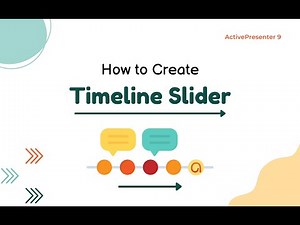 Create an Interactive Timeline Slider in eLearning courses | Step-by-Step Tutorial