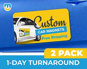 Personalized Magnetic Car Sign With Your Image, Set of 2 Custom Car Magnets Signs for Business Logo Cars, Trucks & Vehicles - Etsy