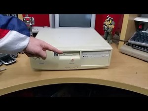 Packard Bell 233 MMX Pentium, First Switch On, Tour & Gaming!