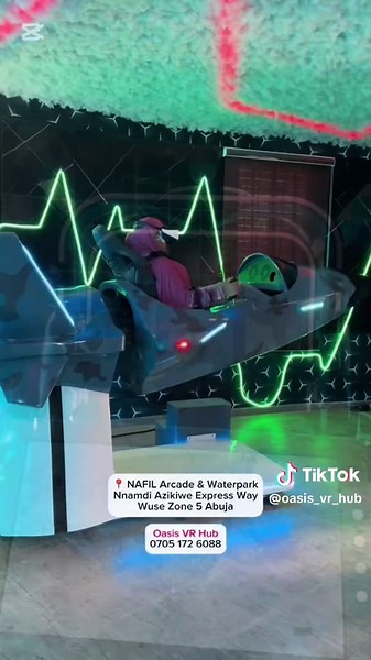 What if I told you that you can get the same experience as magic land in the virtual world… Come over to Oasis VR Hub for fun adventures in Abuja #fun #fyp #virtualreality #weekendvibes #abuja #entertainment