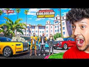MICHAEL GIFTING NEW $100,000,000 LUXURY MANSION in GTA 5 REAL LIFE!🤑 #45