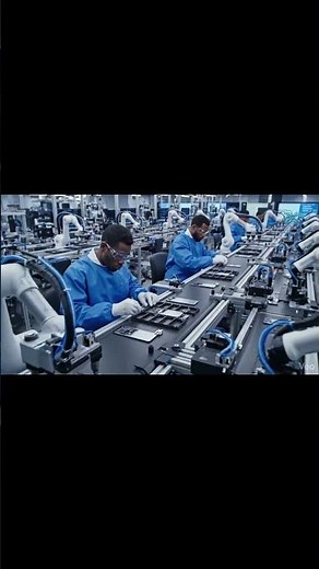 Amazing Mobile Phone Assembly in Action! ✨ #factoryprocesses #manufacturingmagic