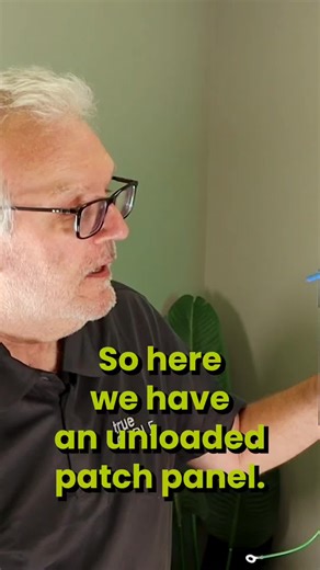 How to Dress Ethernet Cables into a Patch Panel