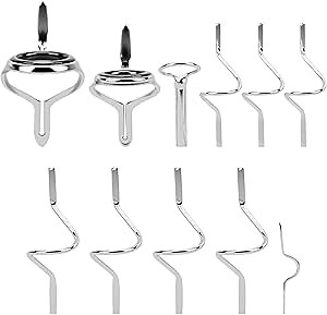 UPKOCH 5pcs Carbon Fiber Fishing Rod Repair Kit for Fly Fishing Replacement Tips and Lightweight for and Use